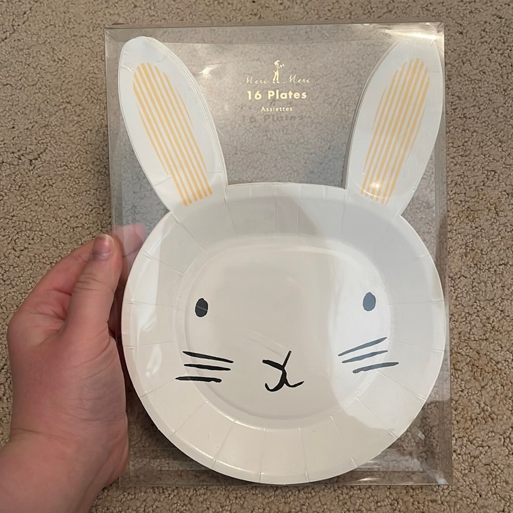 Meri Meri Bunny Plates